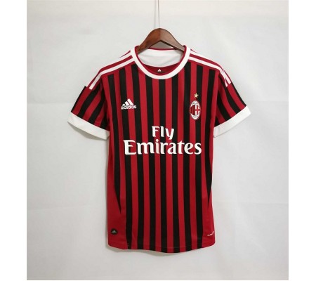 AC Milan 11/12 Home Red&Black Soccer Jersey